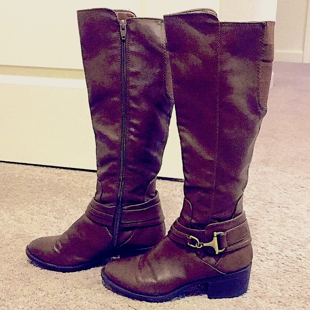 Knee High Brown Boots
